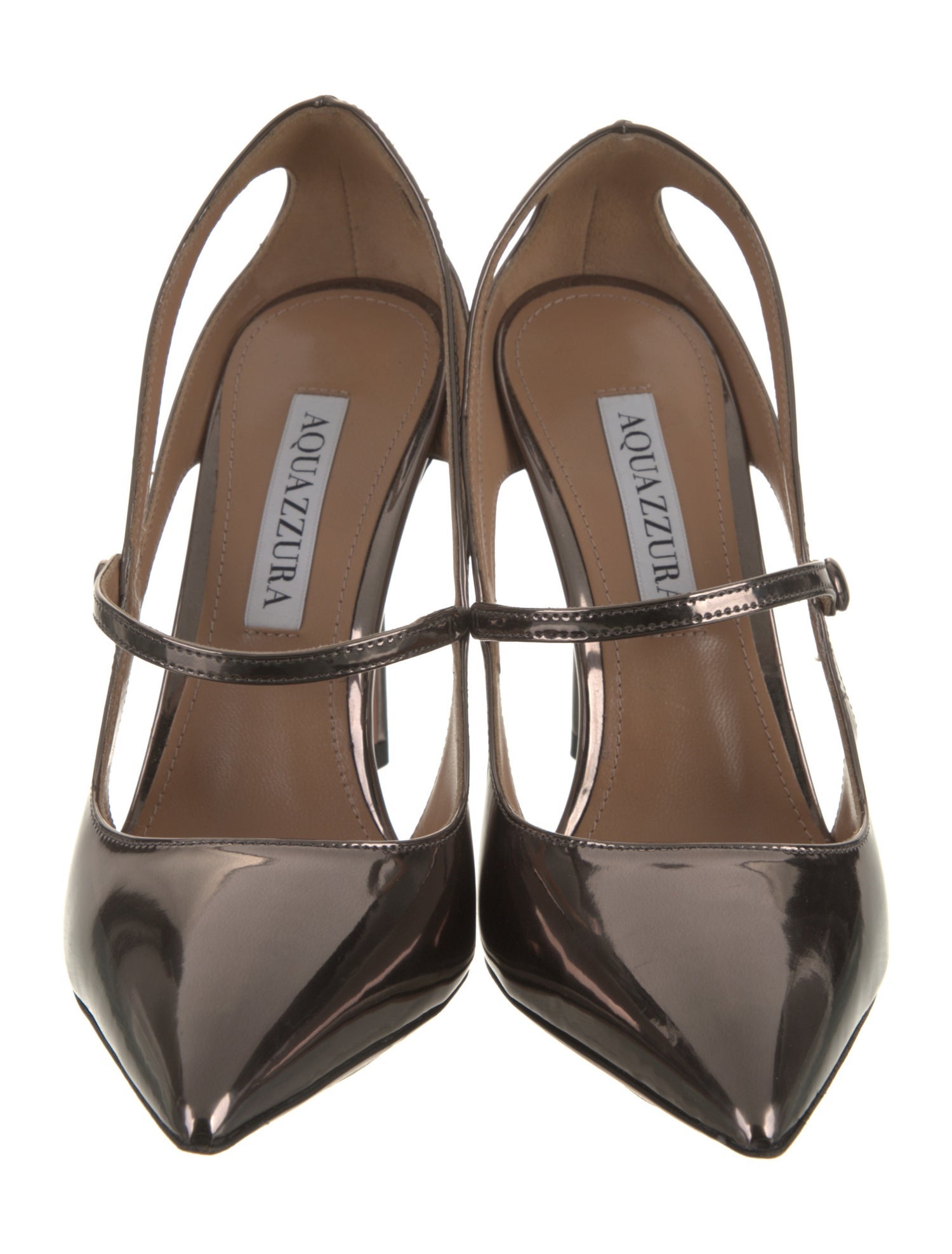 Aquazzura Patent Leather Slingback Pumps